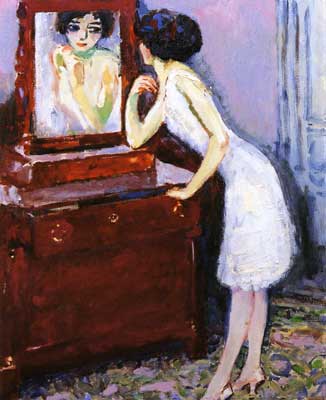 Kees van Dongen, In Front of the Mirror Fine Art Reproduction Oil Painting