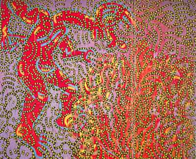Keith Haring, Moses and the Burning Bush Fine Art Reproduction Oil Painting