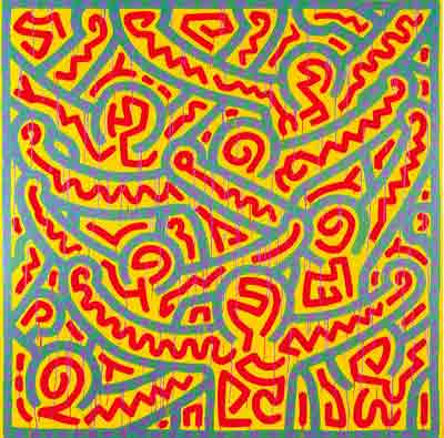 Keith Haring, Untitled (3) Fine Art Reproduction Oil Painting