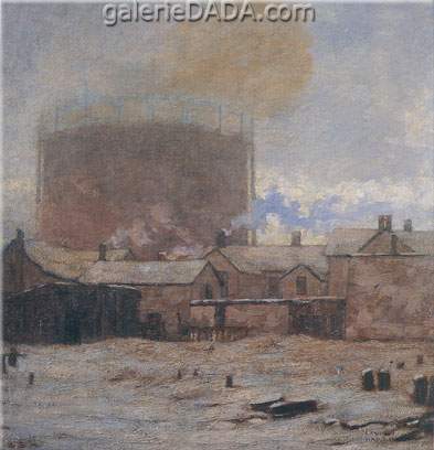 Lawren Harris, The Gas Works Fine Art Reproduction Oil Painting