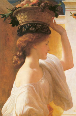 Eucharis A Girl with a Basket of Fruit