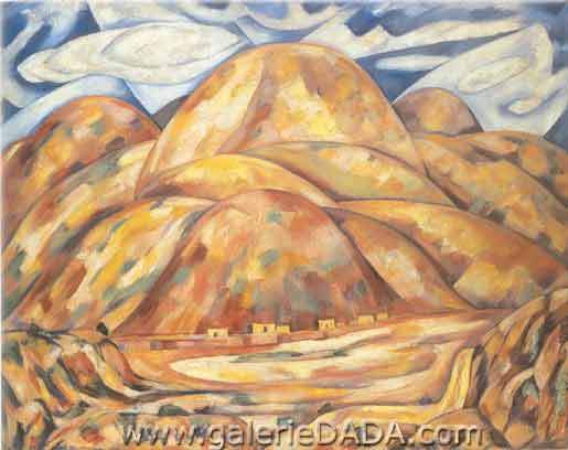 Marsden Hartley, Landscape New Mexico No. 3 Fine Art Reproduction Oil Painting