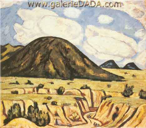 Marsden Hartley, Landscape New Mexico Fine Art Reproduction Oil Painting