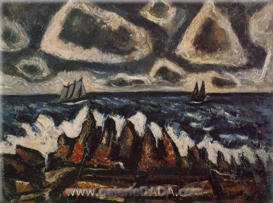 Marsden Hartley, Northern Seacape Fine Art Reproduction Oil Painting