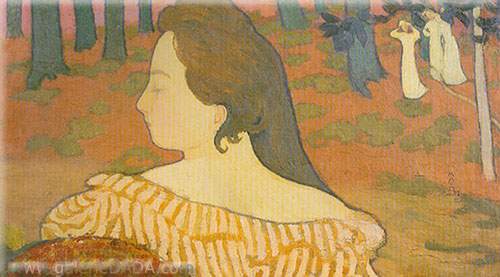 Maurice Denis, Sleeping Beauty in Autumn Fine Art Reproduction Oil Painting