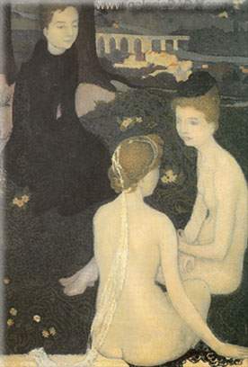 Maurice Denis, Trinitarian Evening Fine Art Reproduction Oil Painting