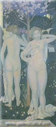 Maurice Denis, Women with Lilac Fine Art Reproduction Oil Painting