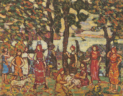 Maurice Prendergast, Autumn Fine Art Reproduction Oil Painting