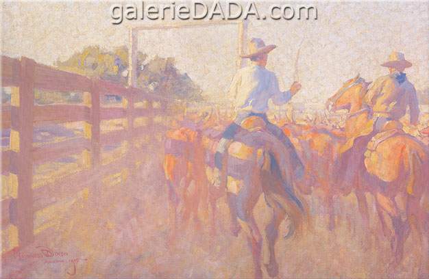 Maynard Dixon, Corral Dust Fine Art Reproduction Oil Painting