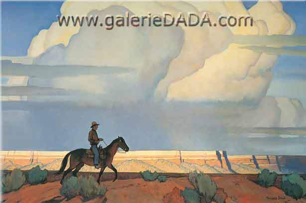 Maynard Dixon, Desert Journey Fine Art Reproduction Oil Painting