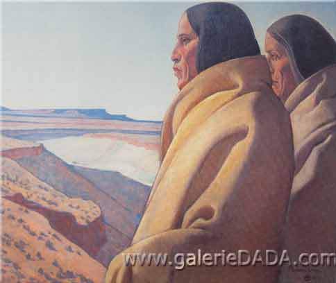 Maynard Dixon, Men of the Red Earth Fine Art Reproduction Oil Painting