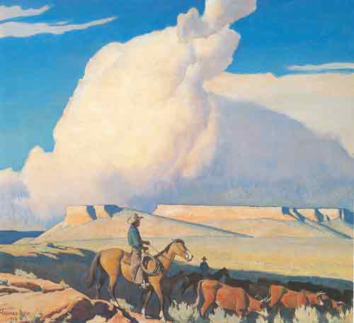 Maynard Dixon, Open Range Fine Art Reproduction Oil Painting