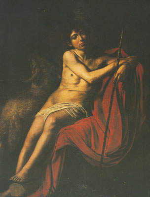 Michelangelo Caravaggio, St John the Baptist 3 Fine Art Reproduction Oil Painting