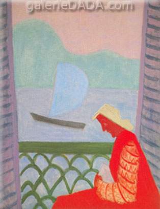 Milton Avery, March on Balcony Fine Art Reproduction Oil Painting