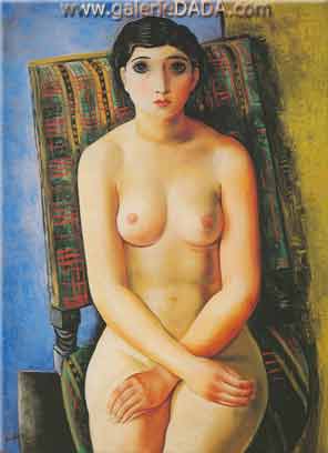 Moise Kisling, Seated Nude Fine Art Reproduction Oil Painting