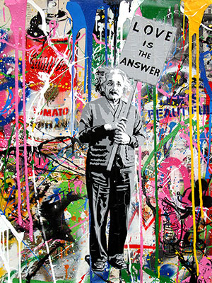 Mr Brainwash, Mickey and Minnie Fine Art Reproduction Oil Painting