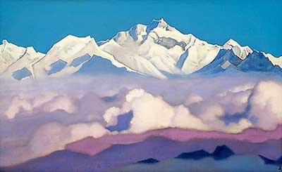 Nicholas Roerich, Kanchenjunga Fine Art Reproduction Oil Painting