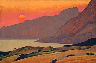 Nicholas Roerich, Monhegan, Maine Fine Art Reproduction Oil Painting