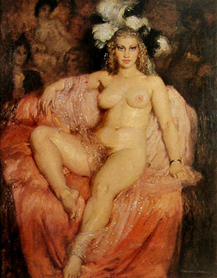 Norman Lindsay, The Dancer Fine Art Reproduction Oil Painting