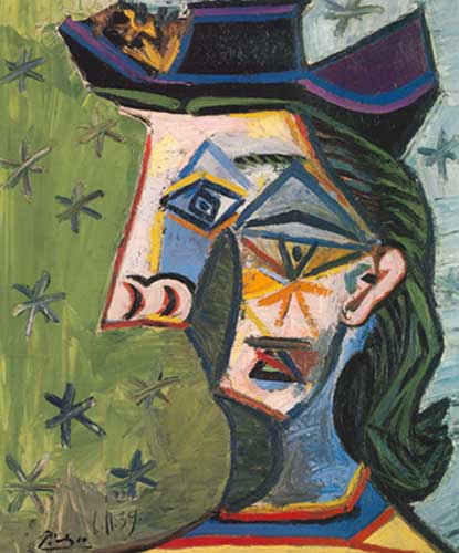 Head of a Woman and Stars
