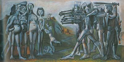 Pablo Picasso, Massacres in Korea Fine Art Reproduction Oil Painting