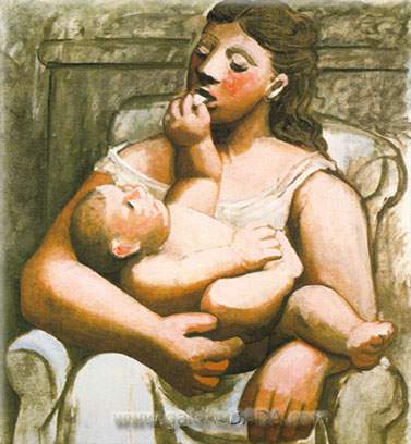 Pablo Picasso, Maternity Fine Art Reproduction Oil Painting