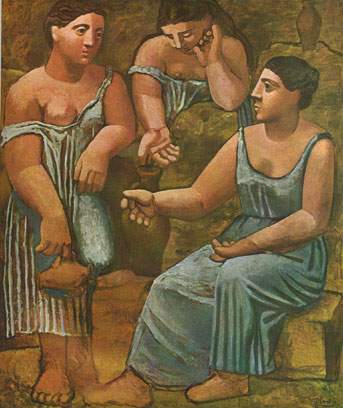 Pablo Picasso, Three Women at the Spring Fine Art Reproduction Oil Painting