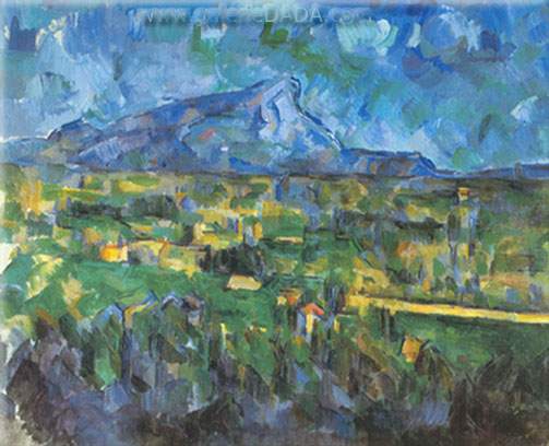 Paul Cezanne, Mont Sainte-Victoire Fine Art Reproduction Oil Painting