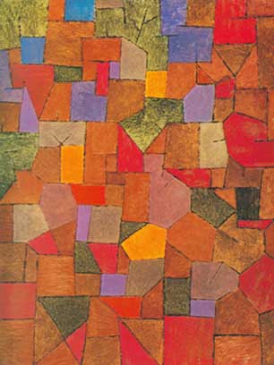 Paul Klee, Mountain Village (Autumnal) Fine Art Reproduction Oil Painting