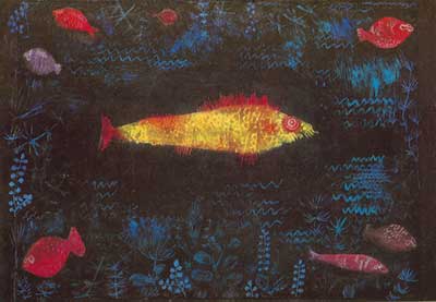 Paul Klee, The Goldfish Fine Art Reproduction Oil Painting