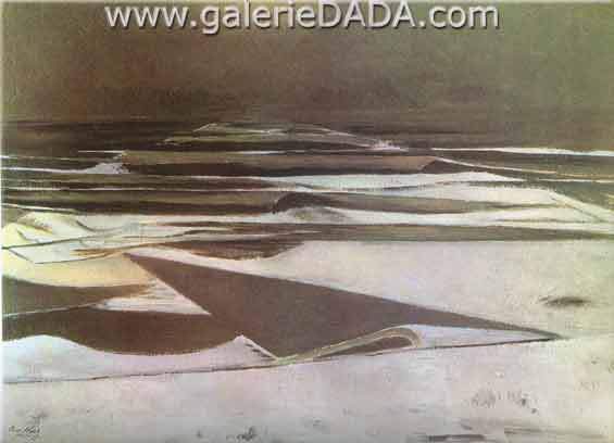 Paul Nash, Winter Sea Fine Art Reproduction Oil Painting