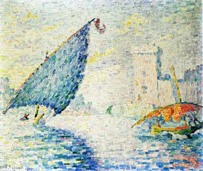 Paul Signac, Marseille, Fishing Boats Fine Art Reproduction Oil Painting