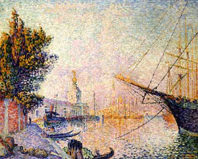 Paul Signac, The Dogana Fine Art Reproduction Oil Painting