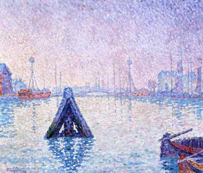 Paul Signac, The Port at Vlissingen, Boats and Lighthouses Fine Art Reproduction Oil Painting