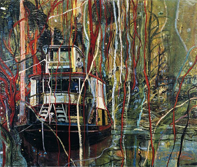 Peter Doig, Swamped Fine Art Reproduction Oil Painting