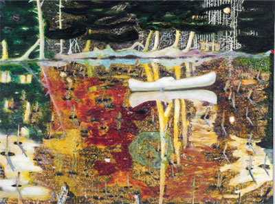 Peter Doig, Swamped Fine Art Reproduction Oil Painting
