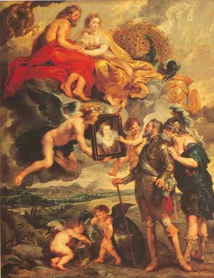 Henry IV Receiving the Portrait of Maria de Medici