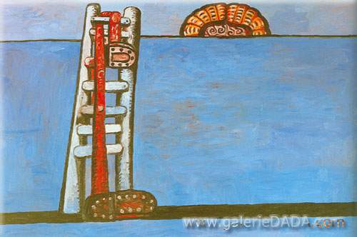 Philip Guston, Ladder Fine Art Reproduction Oil Painting