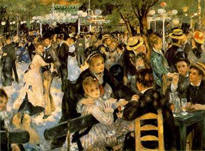 Pierre August Renoir, Moulin de la Galette Fine Art Reproduction Oil Painting