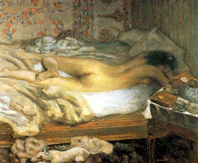 Pierre Bonnard, Nude in a Bath Fine Art Reproduction Oil Painting