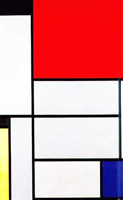Piet Mondrian, Tableau I Fine Art Reproduction Oil Painting