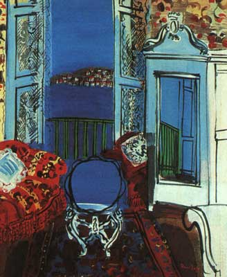 Raoul Dufy, Open Window, Nice Fine Art Reproduction Oil Painting