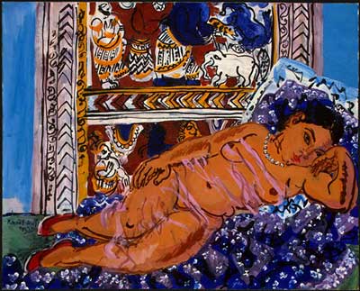 Raoul Dufy, Reclining Nude Fine Art Reproduction Oil Painting