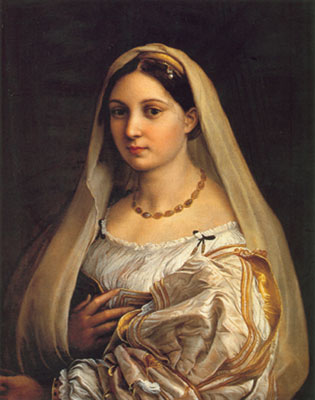  Raphael, La Donna Velata Fine Art Reproduction Oil Painting