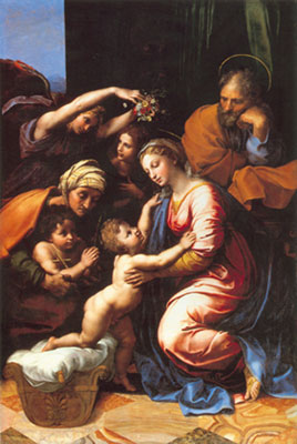  Raphael, The Holy Family of Francis I Fine Art Reproduction Oil Painting