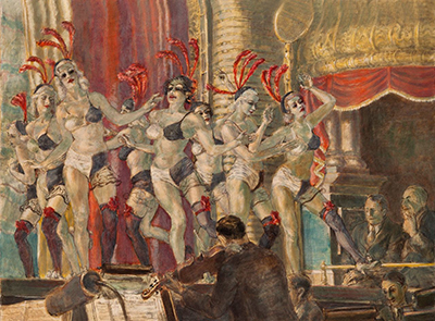 Reginald Marsh, Savoy Ballroom Fine Art Reproduction Oil Painting