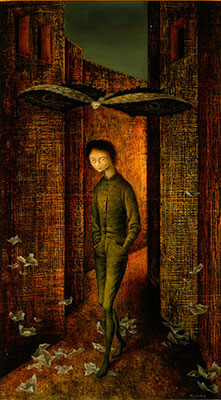 Remedios Varo, Child and Butterfly Fine Art Reproduction Oil Painting