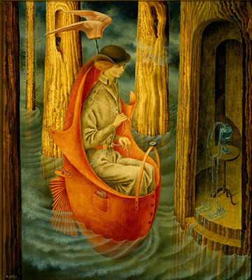 Remedios Varo, Exploration of the Orinoco River Fountains Fine Art Reproduction Oil Painting