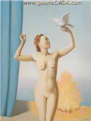 Rene Magritte, The Clearing Fine Art Reproduction Oil Painting