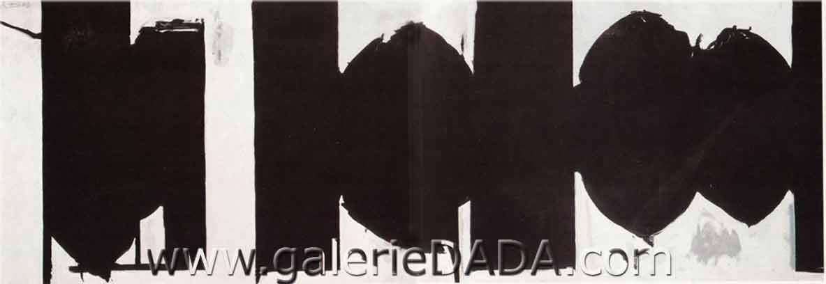 Robert Motherwell, Elergy to the Spanish Republic No. 100 Fine Art Reproduction Oil Painting